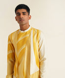 PRINTED HYBRID KURTA SET