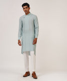 TWO BUTTON ASYMMETRIC KURTA SET