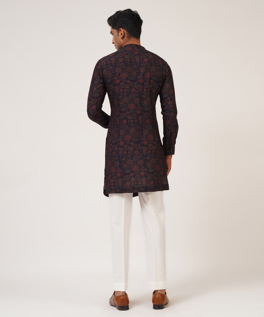 SIDE OPEN PRINTED KURTA