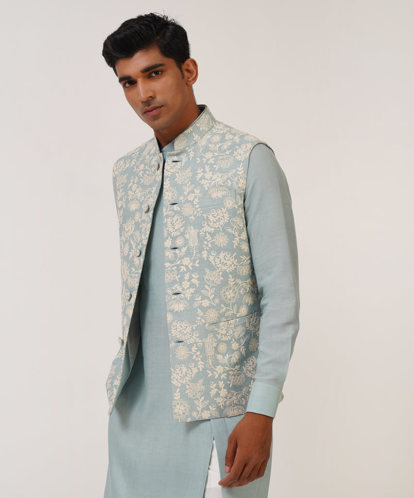 EMBROIDERED JAWAHAR JACKET