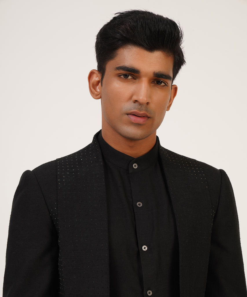 FRONT OPEN BANDHGALA SET