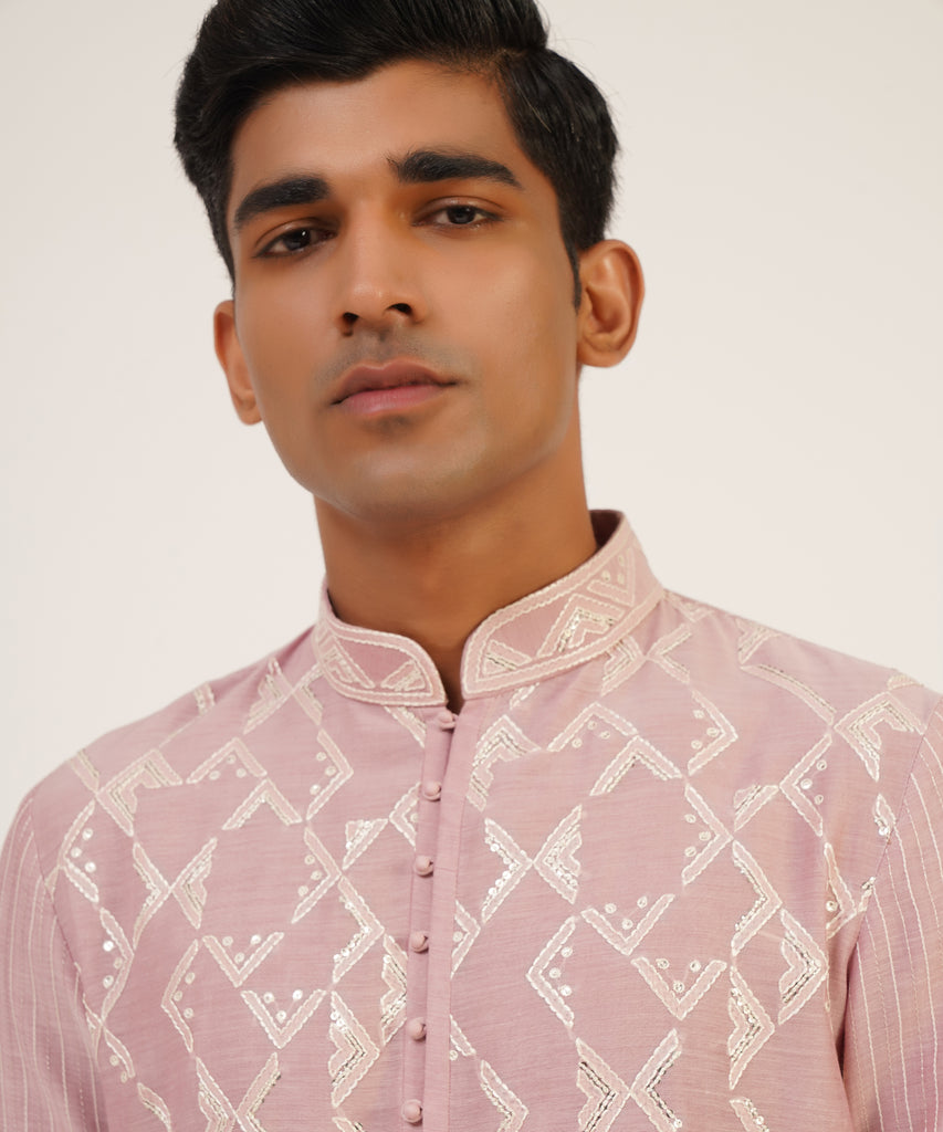 EMBROIDERED KURTA SET