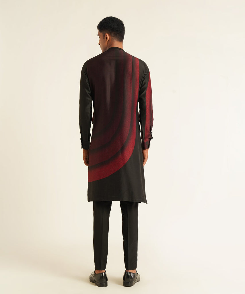 PRINTED HYBRID KURTA SET