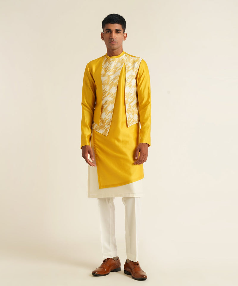 EMBROIDERED HYBRID KURTA SET