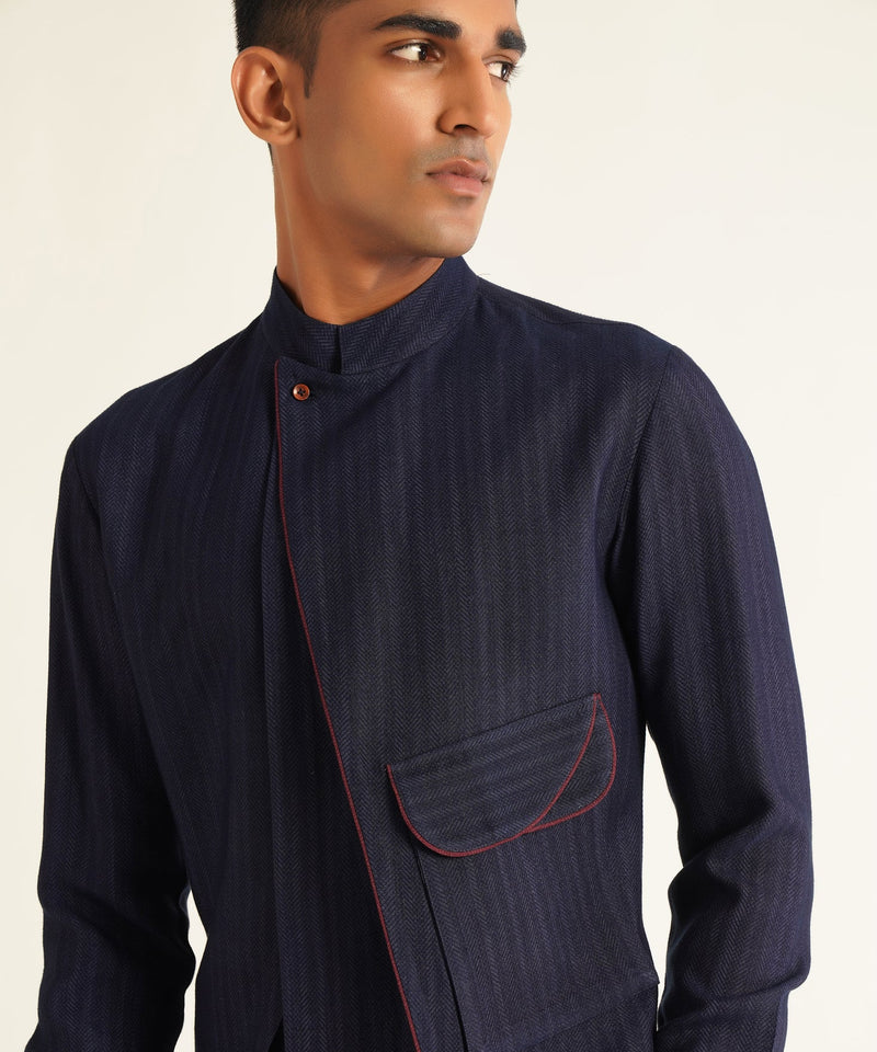LAYERED SIDE POCKET KURTA SET