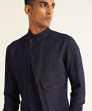 LAYERED SIDE POCKET KURTA SET