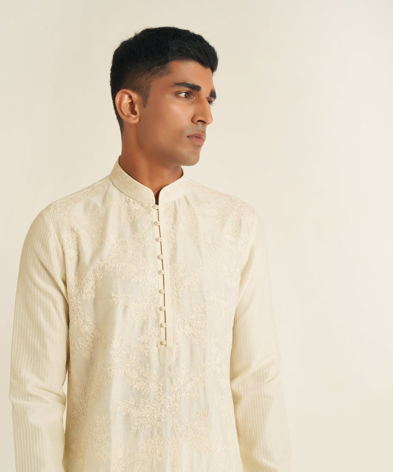 EMBROIDERED KURTA SET