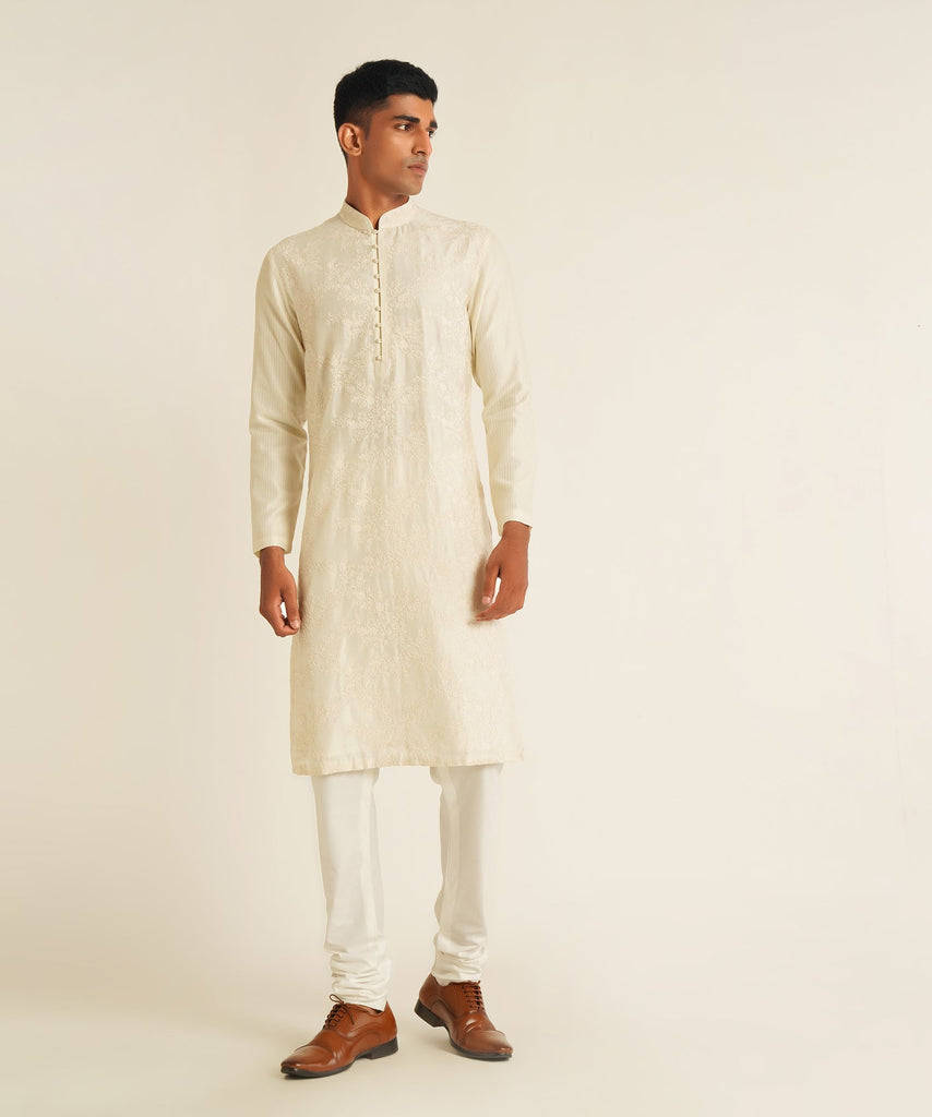 EMBROIDERED KURTA SET