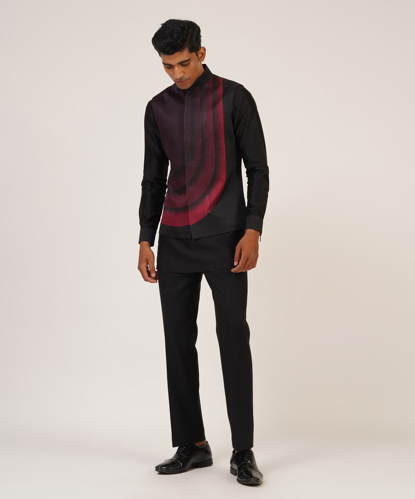 PRINTED JAWAHAR JACKET