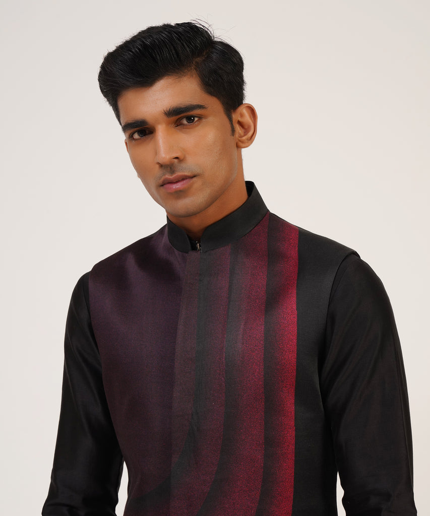 PRINTED JAWAHAR JACKET