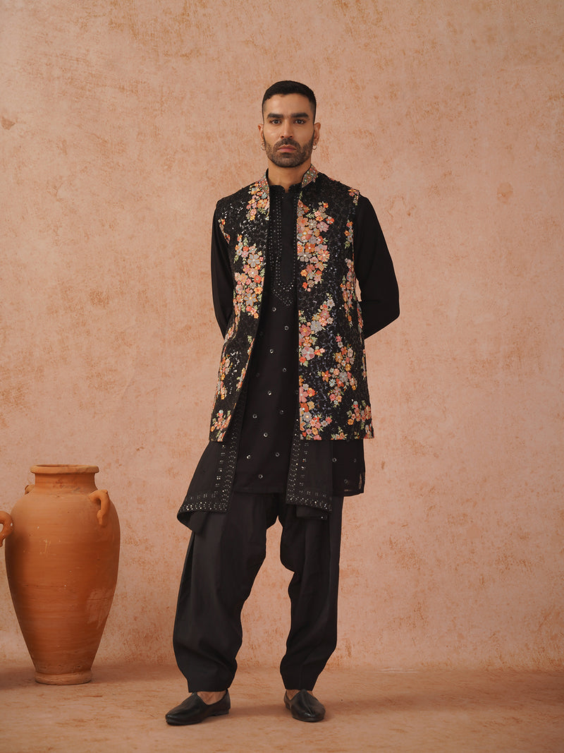 KAVIR JACKET KURTA SET