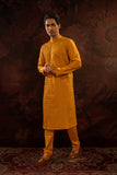 HONEY YELLOW PINTUCK KURTA SET