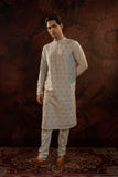 POWDER BLUE EMBROIDERED KURTA SET