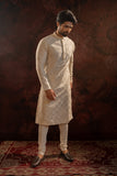 OFFWHITE TEXTURED KURTA SET
