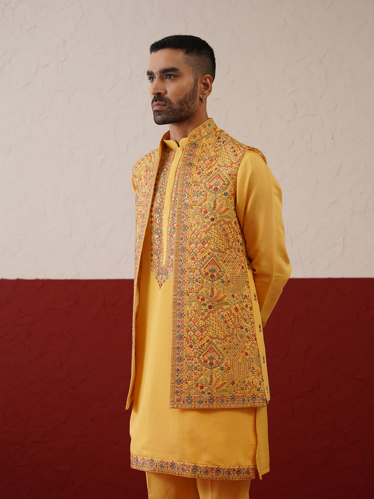 IVAAN JACKET KURTA SET