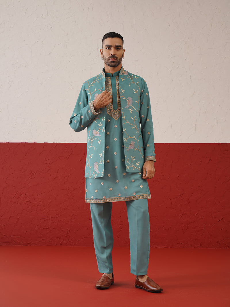 AARIT JACKET KURTA SET