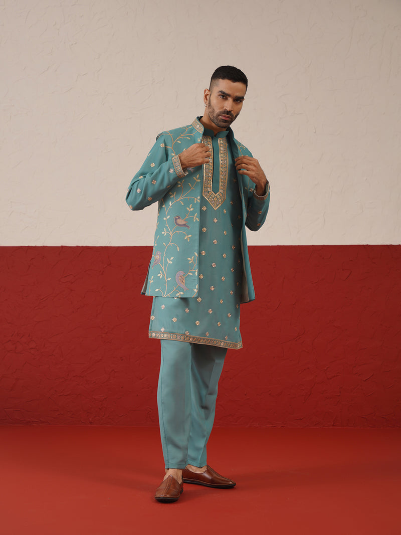 AARIT JACKET KURTA SET