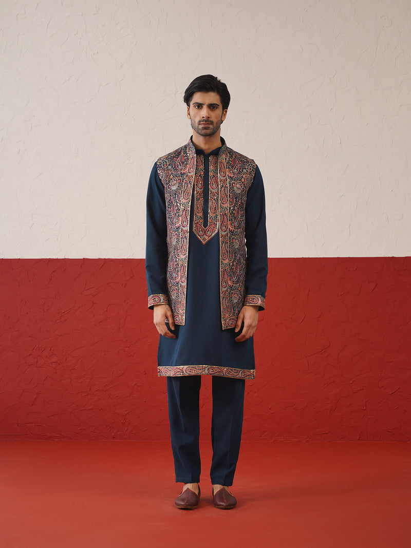 VYOM JACKET KURTA SET