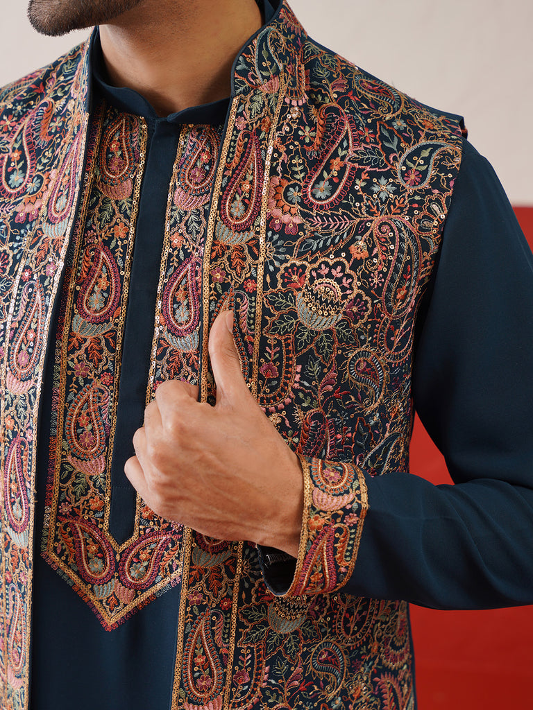 VYOM JACKET KURTA SET