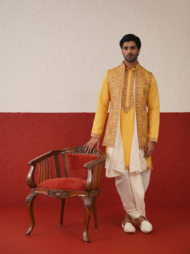 DARSH JACKET KURTA SET