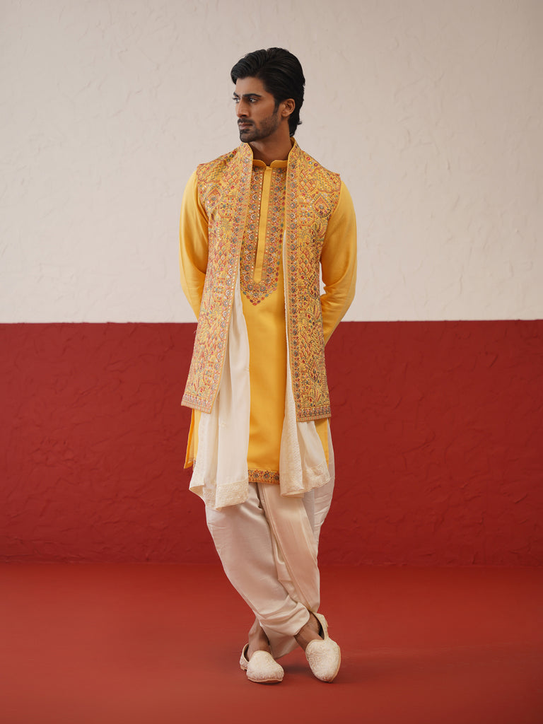 DARSH JACKET KURTA SET