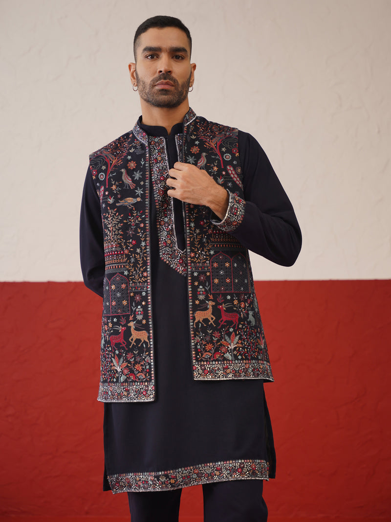 AZIR JACKET KURTA SET