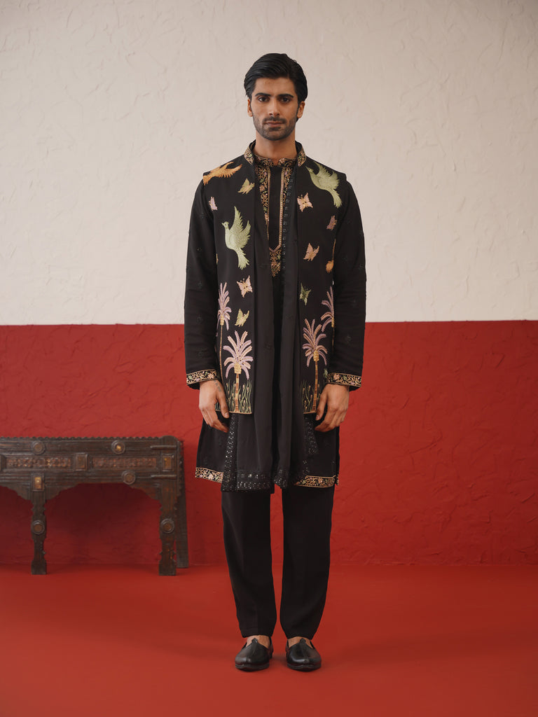 NEEV JACKET KURTA SET