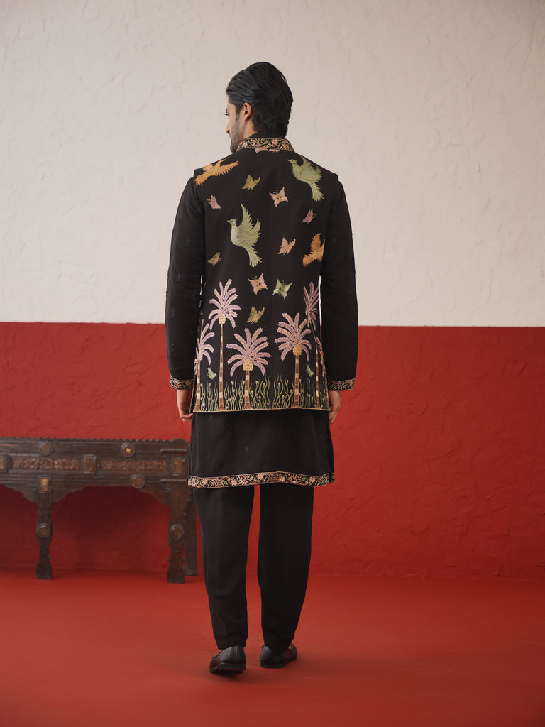 NEEV JACKET KURTA SET