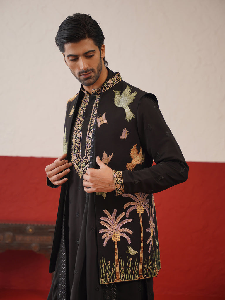 NEEV JACKET KURTA SET