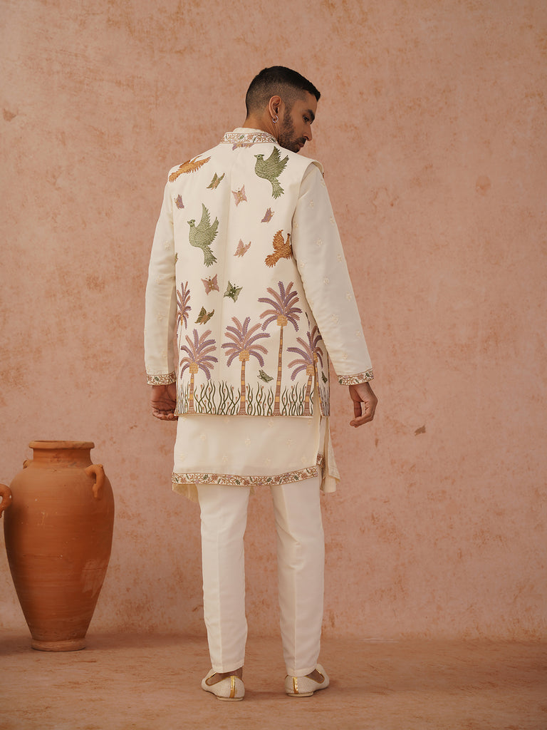 ISHIR JACKET KURTA SET