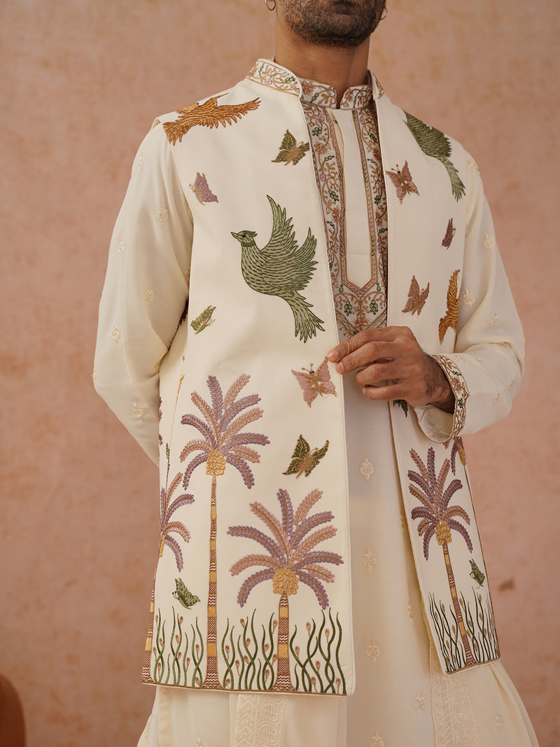 ISHIR JACKET KURTA SET