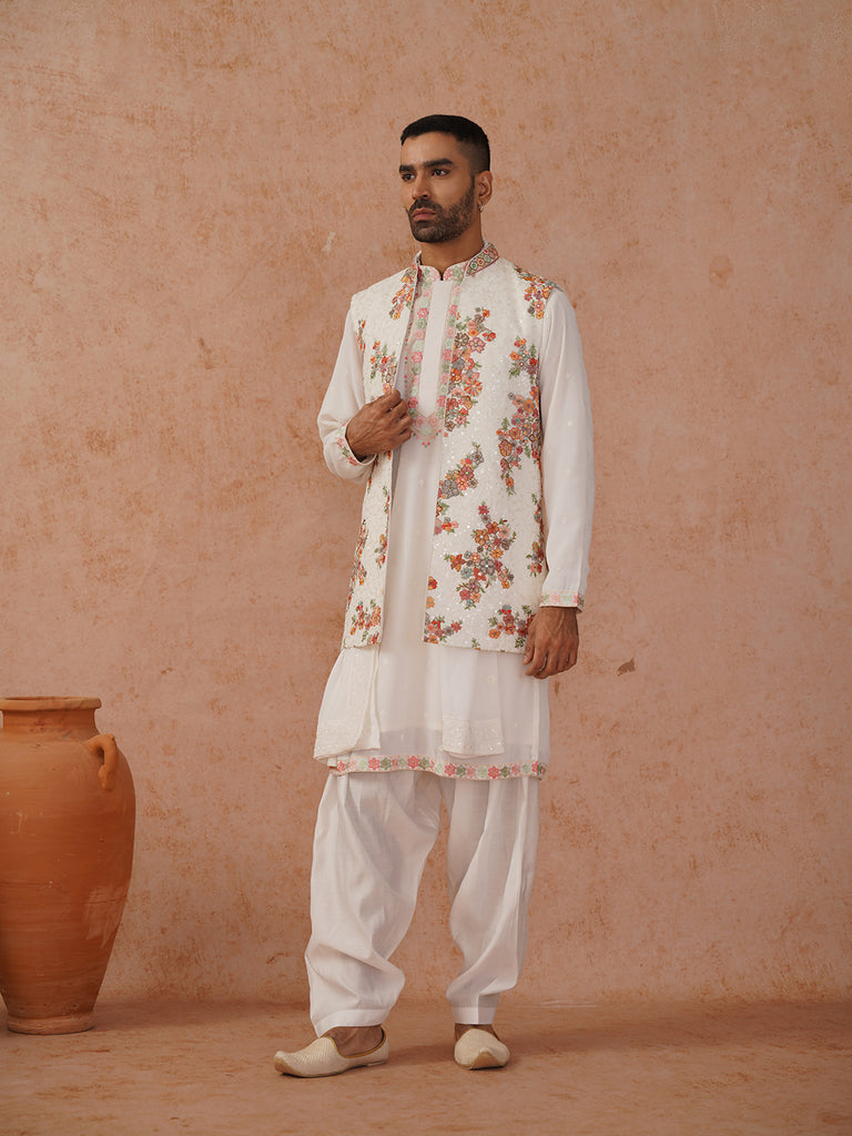 ZAYAN JACKET KURTA SET