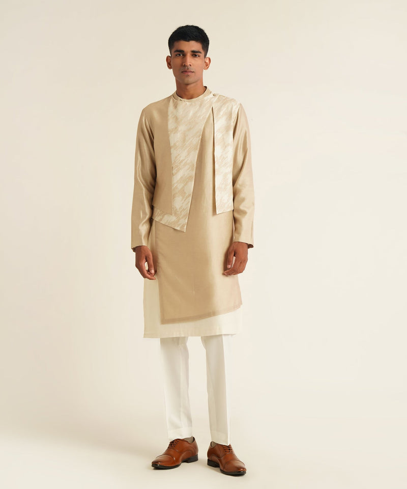 EMBROIDERED HYBRID KURTA SET