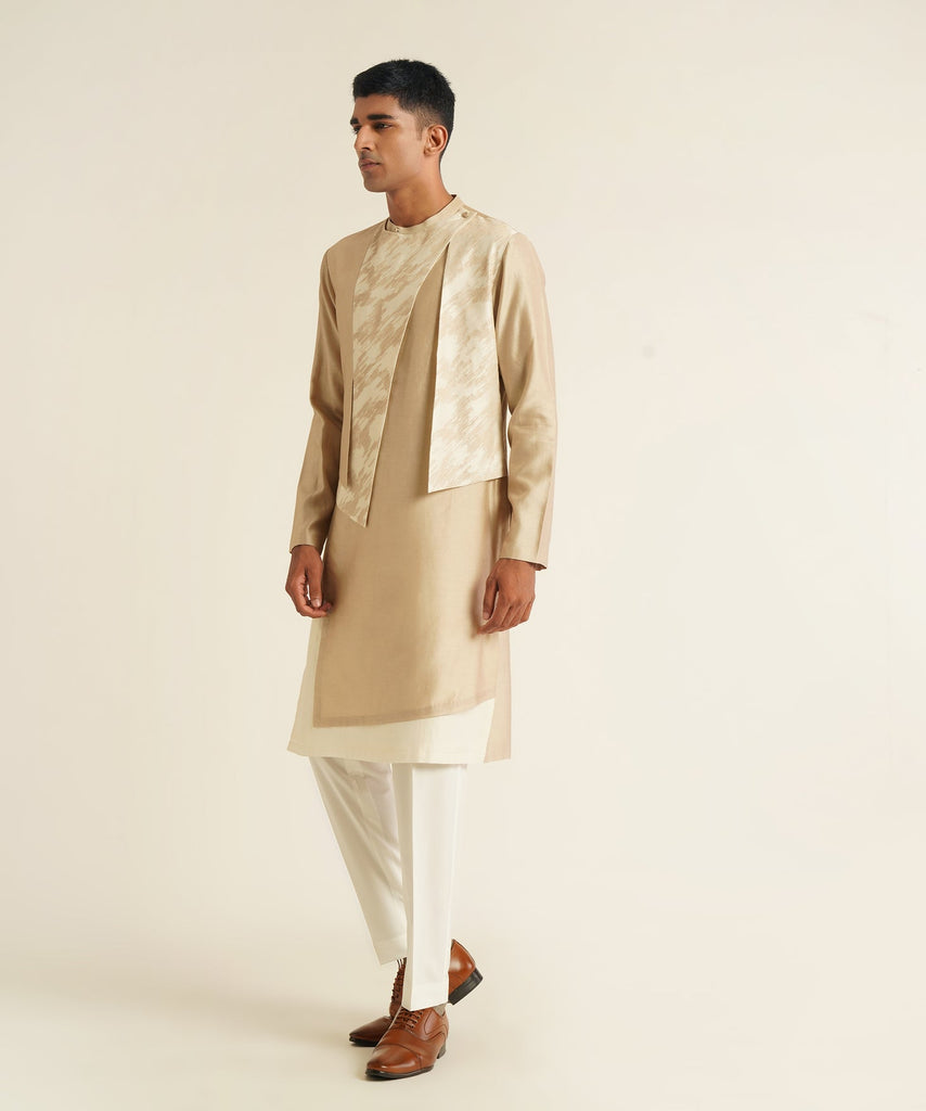 EMBROIDERED HYBRID KURTA SET