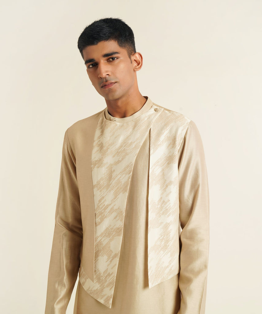 EMBROIDERED HYBRID KURTA SET