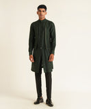 FRONT OPEN DOUBLE PANEL KURTA SET