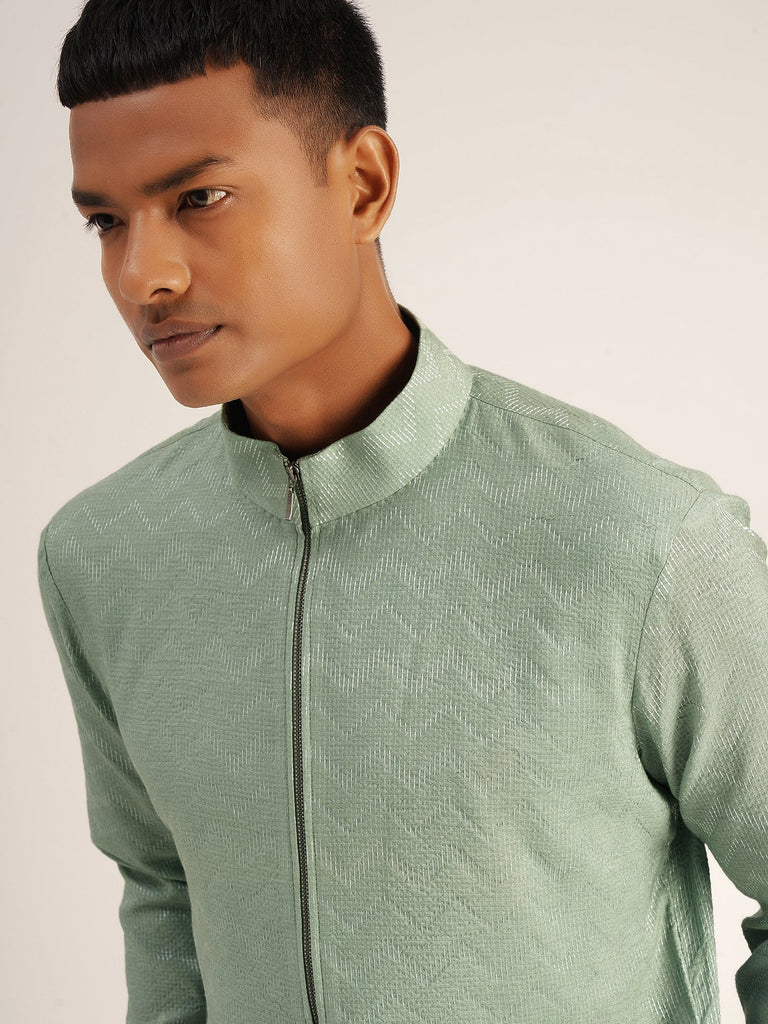 ZIG-ZAG ASYMMETRIC KURTA SET