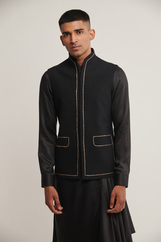 HANDLOOM EMBROIDERED JAWAHAR JACKET