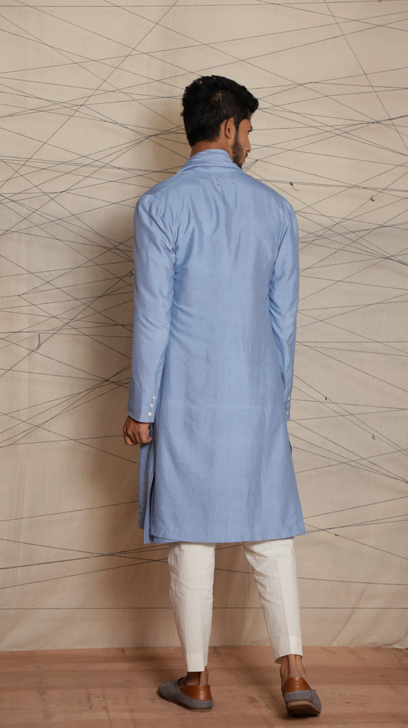 POWDER BLUE KURTA SET