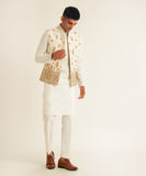 CONTRAST THREAD EMBROIDERY JAWAHAR JACKET