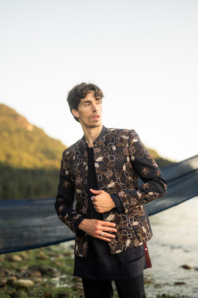 MIDNIGHT CANYON SHORT JACKET SET