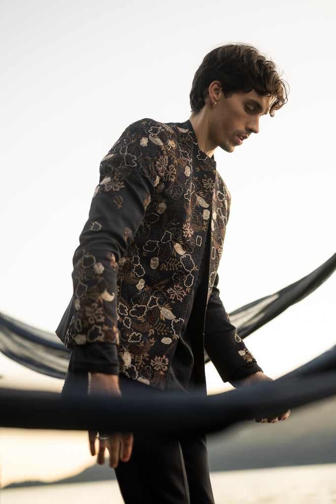 MIDNIGHT CANYON SHORT JACKET SET