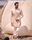 LEATHER SHORT ACHKAN SET