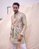 TIE-UP BANDI SET WITH MULTICOULOUR EMBROIDERY