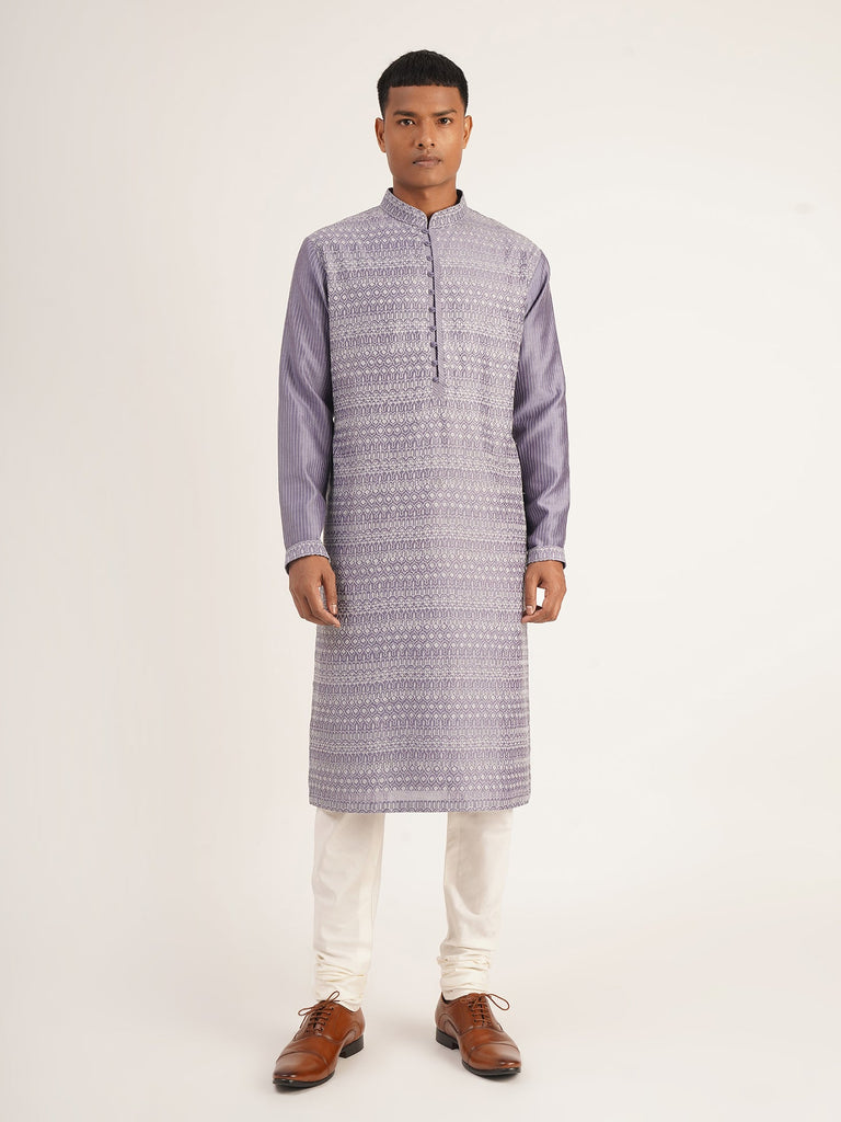 EMBROIDERED KURTA SET