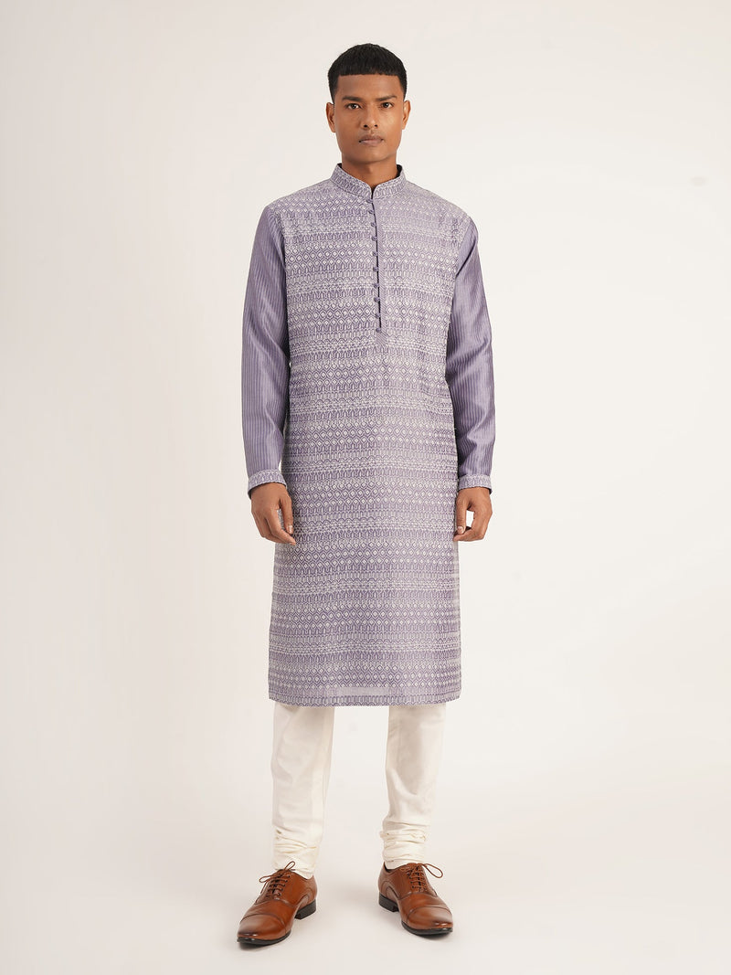 EMBROIDERED KURTA SET