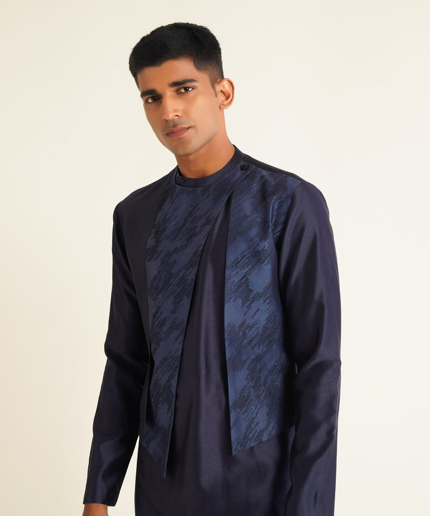 EMBROIDERED HYBRID KURTA SET