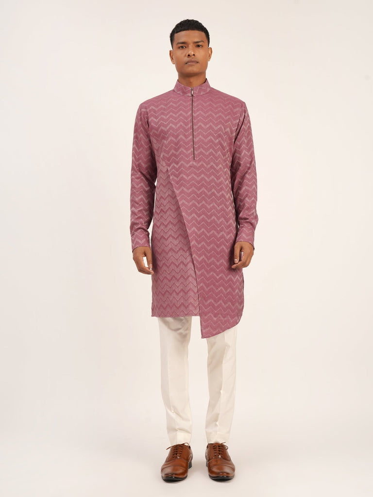 ZIG-ZAG ASYMMETRIC KURTA SET