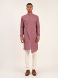 Zig-Zag Asymmetric Kurta Set