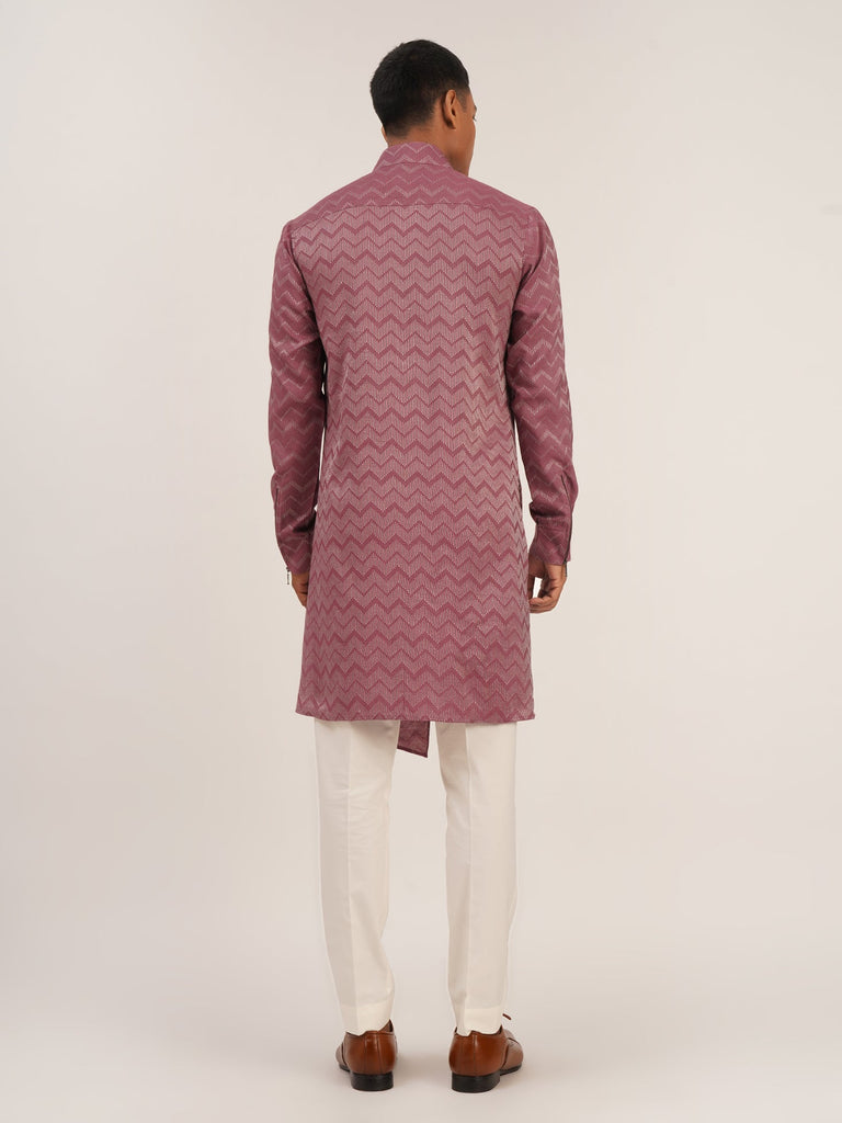 ZIG-ZAG ASYMMETRIC KURTA SET